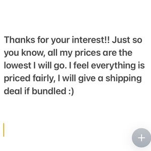 Lowest prices!!